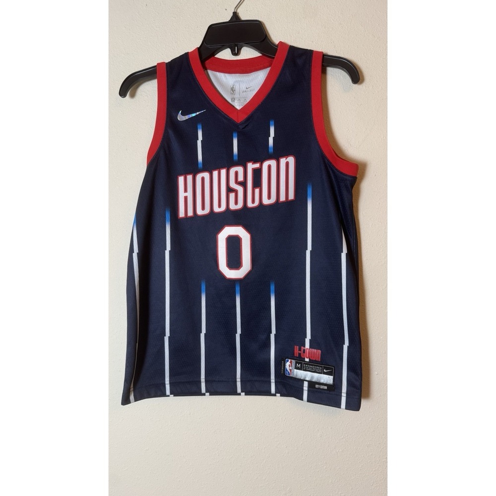 Nike Houston Rockets Jalen Green 0 Youth M Jersey City Edition Swingman NBA
